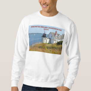Sudadera Faro de Browns Head, Vinalhaven Maine Sweatshir