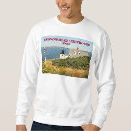 Sudadera Faro de Browns Head, Vinalhaven Maine Sweatshir