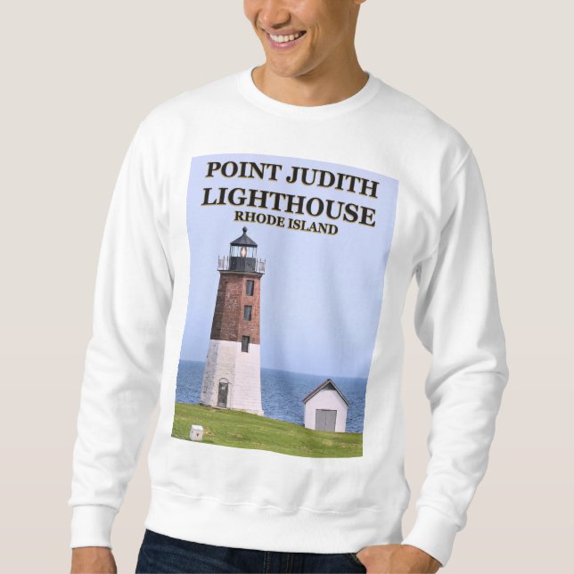 Sudadera Faro de Judith del punto, camiseta de Rhode Island (Anverso)