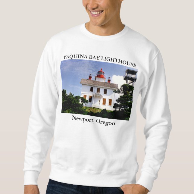 Sudadera Faro de la Bahía Yaquina, Oregón (Anverso)