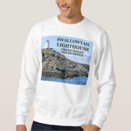 Sudadera Faro de la cola del Swallowtail Grand Manan N.B. S