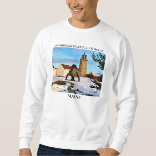Sudadera Faro de la isla de Monhegan, Maine