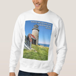Sudadera Faro de la isla Whitehead, Penobscot Bay Maine