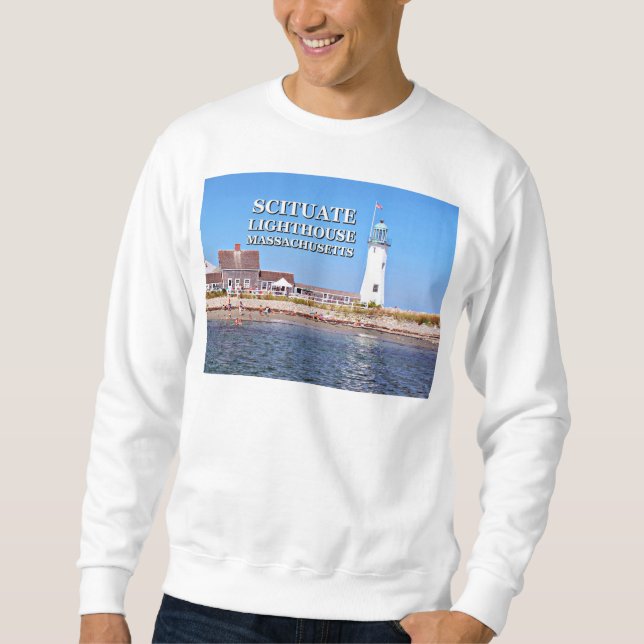 Sudadera Faro de Scituate, Massachusetts (Anverso)