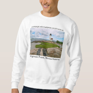 Sudadera Faro del puerto de Annisquam, Massachusetts