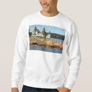 Sudadera Faro del puerto de invierno, Maine