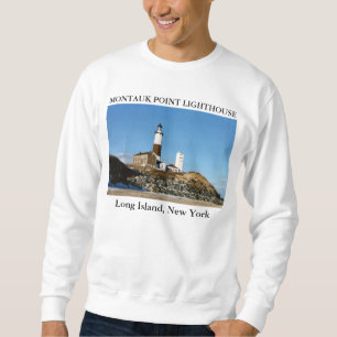 Sudadera Faro del punto de Montauk, Long Island Nueva York