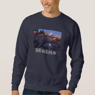 Sudadera Faro del punto de Pemaquid en la costa de Maine