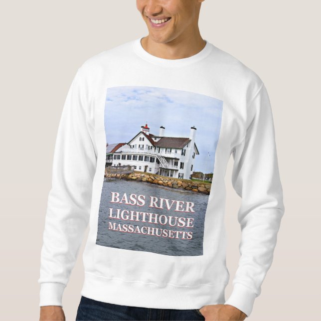 Sudadera Faro del río Bass, camiseta sudorosa de Massachuse (Anverso)