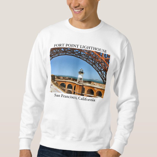 Sudadera Faro Fort Point, San Francisco California (Anverso)