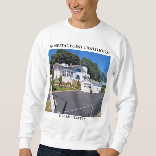 Sudadera Faro Hospital Point, Massachusetts (Anverso)