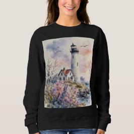 Sudadera Faro pintado a la acuarela