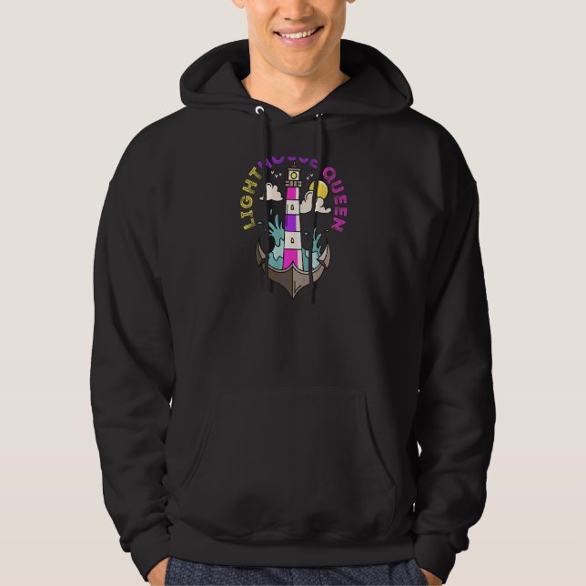 Sudadera Faro Queen Seaside Life Vela Mar Costero (Anverso)