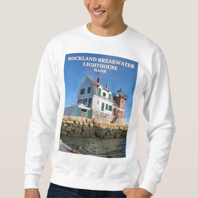 Sudadera Faro Rockland Breakwater Lighthouse, Maine Sweatsh (Anverso)