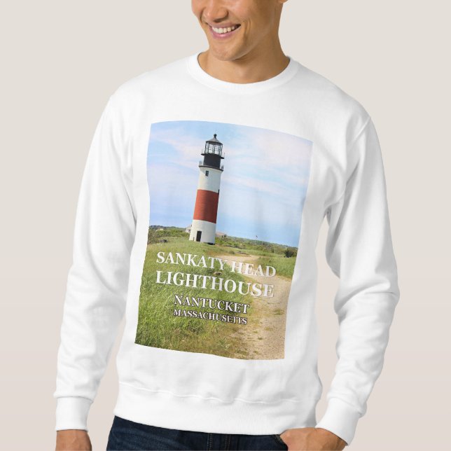 Sudadera Faro Sankaty Head, Nantucket MAMÁ Sweatshirt (Anverso)