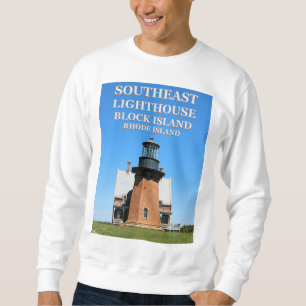 Sudadera Faro suroriental, camiseta del Block Island RI