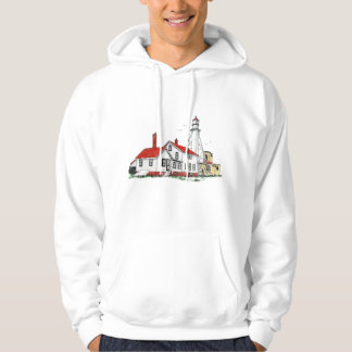 Sudadera Faro White Fish Point Michigan