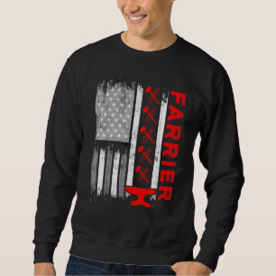 Sudadera Farrier Horseshoe Hoof Trimming Equine Shoeing 16