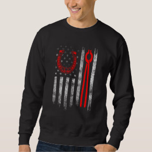 Sudadera Farrier Horseshoe Hoof Trimming Equine Shoeing _17