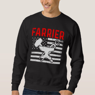 Sudadera Farrier Horseshoe Hoof Trimming Equine Shoeing 21