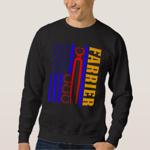 Sudadera Farrier Horseshoe Hoof Trimming Equine Shoeing 60