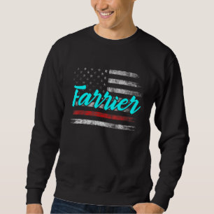 Sudadera Farrier Horseshoe Hoof Trimming Equine Shoeing 72