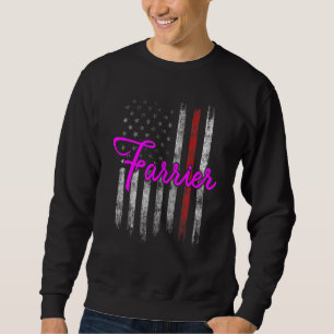 Sudadera Farrier Horseshoe Hoof Trimming Equine Shoeing 83