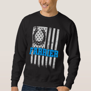 Sudadera Farrier Horseshoe Hoof Trimming Equine Shoeing 91