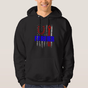 Sudadera Farrier Horseshoe Trimming Equine Shoke _1