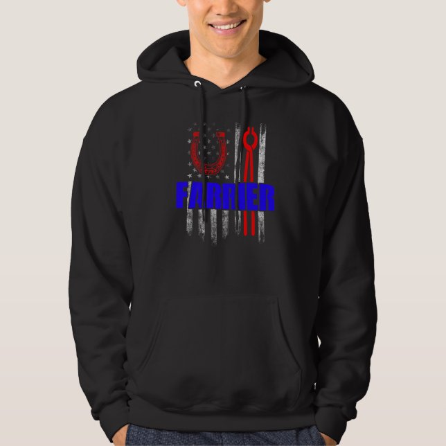 Sudadera Farrier Horseshoe Trimming Equine Shoke _1 (Anverso)