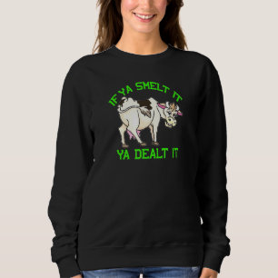Sudadera Fart Farting Cow Si Lo Hueles Lo Has Tratado
