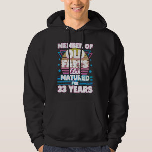 Sudadera Farts Club de 33 años Funny 33rd Birthday Men Da
