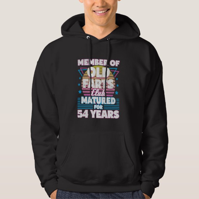 Sudadera Farts Club de 54 años Funny 54th Birthday Men Da (Anverso)