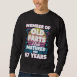Sudadera Farts Club de 67 años Funny 67th Birthday Men Da<br><div class="desc">67 años de edad Farts Club Funny 67th Birthday Men Dad</div>
