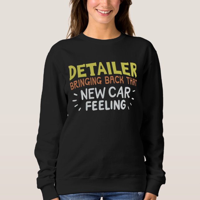 Sudadera Fast car detailer for craftsmen with (Anverso)