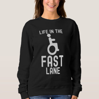 Sudadera Fast Line Wheelchair Disability Handicap Leg Amput