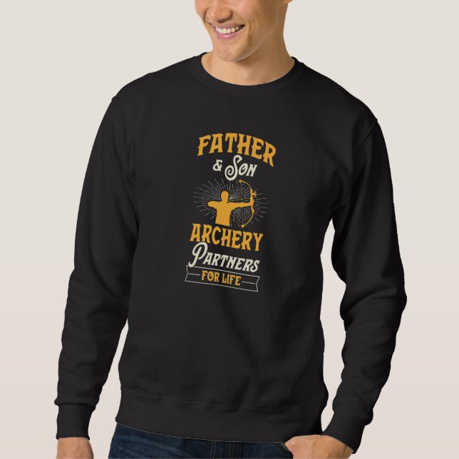 Sudadera Father And Son Archery Partners For Life Fathers D (Anverso)
