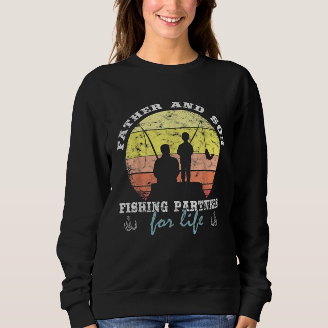 Sudadera Father And Son Fishing Partners For Life Fishing F (Anverso)