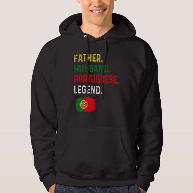 Sudadera Father Husband Portuguese Legend Proud Dad Portuga (Anverso)