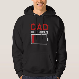 Sudadera Father of 3 Girls Father's Day Dad