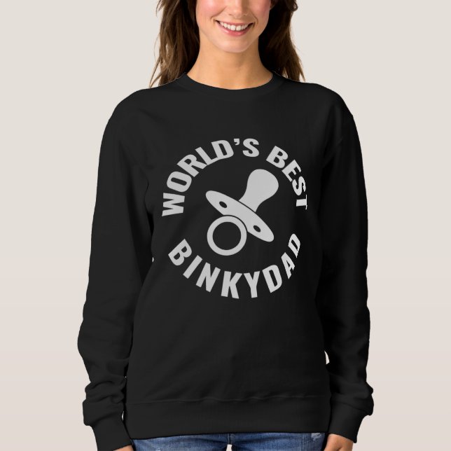 Sudadera Father s Binkydad World s Best with Pacifier (Anverso)