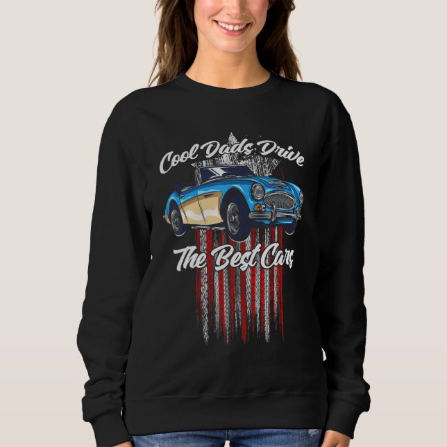 Sudadera Father s Day vintage car convertible (Anverso)