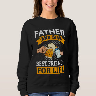 Sudadera Father & Son Best Friends For Life  Drinking Milk 