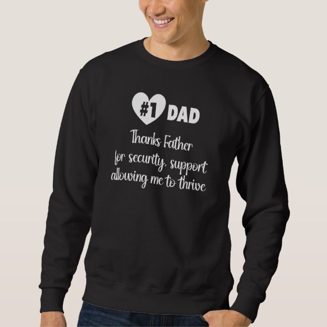 Sudadera Fatherhood Pride Fashionable Clothing for Amazing  (Anverso)