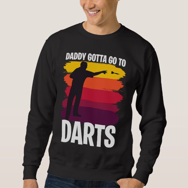 Sudadera Father's Day  Dart Playing Dad 1 (Anverso)