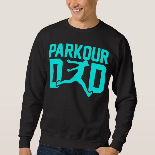 Sudadera Father's Day Free Running Traceur Daddy Parkour Da (Anverso)