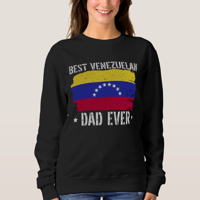 Sudadera Fathers Day Papa Best Dad Ever Fatherhood Daddy  1 (Anverso)