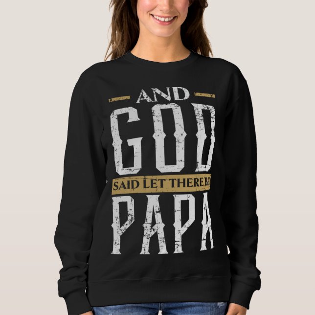 Sudadera Fathers Day Papa Best Dad Ever Fatherhood Daddy  5 (Anverso)