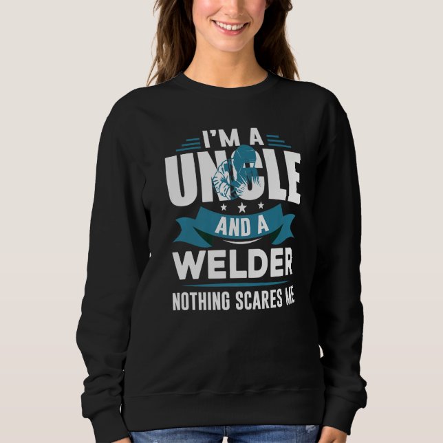 Sudadera Father's Day  USA Patriotic Welder Uncle (Anverso)