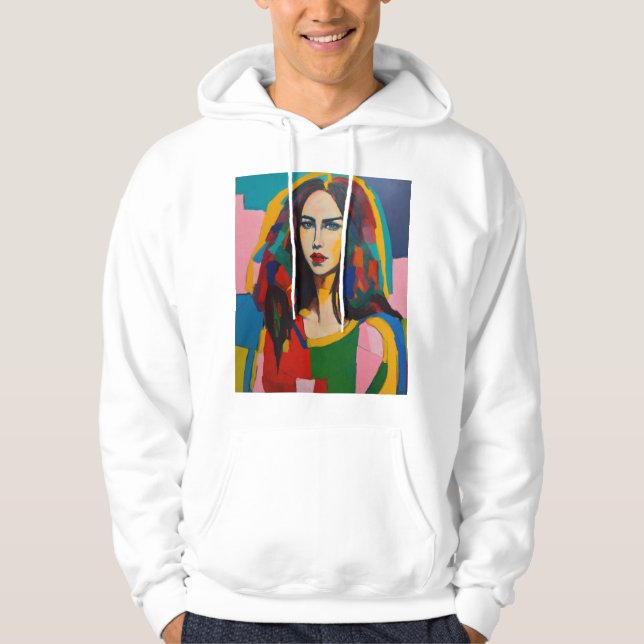 Sudadera Fauvismo pintura de anais zanotti con el pelo (Anverso)